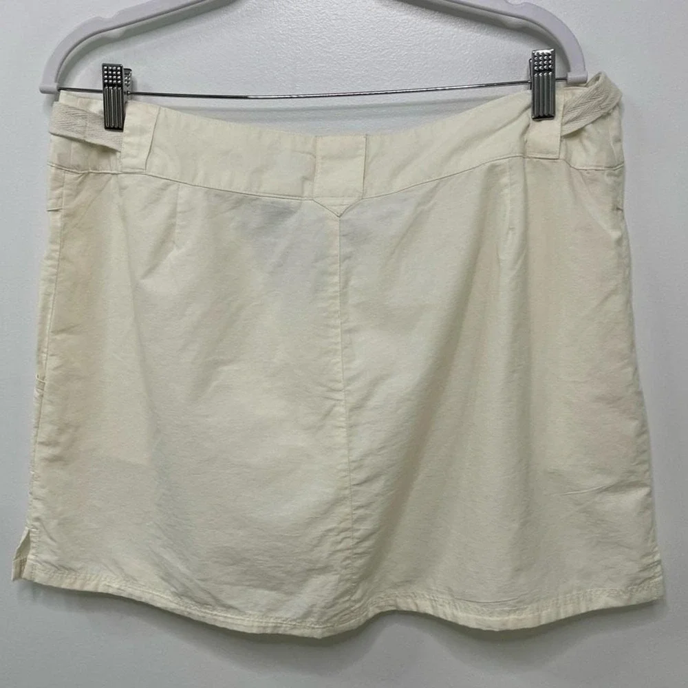 Fashion Bug Y2K Cream Embroidered Floral Dragonfly Utility Mini Skirt Fairy 14